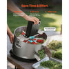 VEVOR Electric Bud Leaf Trimmer, 2-in-1 Manual & Electric, 16 in Bud Trimmer with Stainless Steel Blades, Visual Cutting, Wet & Dry Hydroponic Cutting Machine with Tray, for Plant Buds Flowers