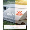VEVOR Motorized RV Awning Complete Kit, 17.06FT Electric Retractable RV Awning with Aluminum Alloy Frame & Waterproof Fabric, Outdoor Camping Trailer Awnings Fit Most RVs (17FT Type, Gradient Gray)