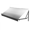 VEVOR Motorized RV Awning Complete Kit, 15.06FT Electric Retractable RV Awning with Aluminum Alloy Frame & Waterproof Fabric, Outdoor Camping Trailer Awnings Fit Most RVs (15FT Type, Gradient Black)
