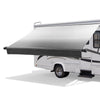 VEVOR Motorized RV Awning Complete Kit, 15.06FT Electric Retractable RV Awning with Aluminum Alloy Frame & Waterproof Fabric, Outdoor Camping Trailer Awnings Fit Most RVs (15FT Type, Gradient Black)