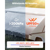 VEVOR Motorized RV Awning Complete Kit, 20.06FT Electric Retractable RV Awning with Aluminum Alloy Frame & Waterproof Fabric, Outdoor Camping Trailer Awnings Fit Most RVs (20FT Type, Gradient Black)