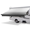 VEVOR Motorized RV Awning Complete Kit, 20.06FT Electric Retractable RV Awning with Aluminum Alloy Frame & Waterproof Fabric, Outdoor Camping Trailer Awnings Fit Most RVs (20FT Type, Gradient Black)