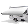 VEVOR Motorized RV Awning Complete Kit, 21.06FT Electric Retractable RV Awning with Aluminum Alloy Frame & Waterproof Fabric, Outdoor Camping Trailer Awnings Fit Most RVs (21FT Type, Gradient Gray)