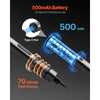 VEVOR Electric Precision Screwdriver Set, 52 Magnetic Bits, Mini Electric Screwdriver with Magnetic Storage Box, S2 Steel Bits, LED Light, Type-C Charging, for Phone, Laptop, and Electronics Repair