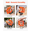 VEVOR Cordless Brad Nailer, 2-in-1 Nail Gun Staple Gun, 18 Gauge 5/8 inch, Includes 1000 Pcs Staples and 1000 Pcs Nails, with Battery and Charger, Non-Slip Rubber Grip, for Woodworking DIY Projects