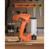 VEVOR Electric Nail Gun, 2-in-1 Staple Gun Brad Nailer, 18 Gauge 1-1/4 inch, Stapler Brad Nailer with 1000 Pcs Staples and 1000 Pcs Nails, Non-Slip Rubber Grip, for Woodworking and DIY Projects