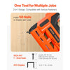 VEVOR Cordless Brad Nailer, 2-in-1 Nail Gun Staple Gun, 18 Gauge 1-1/4 inch, Includes 500 Pcs Staples and 500 Pcs Nails, with Battery and Charger, Non-Slip Rubber Grip, for Woodworking DIY Projects