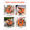 VEVOR Cordless Brad Nailer, 2-in-1 Nail Gun Staple Gun, 18 Gauge 1-1/4 inch, Includes 500 Pcs Staples and 500 Pcs Nails, with Battery and Charger, Non-Slip Rubber Grip, for Woodworking DIY Projects