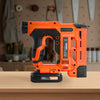 VEVOR Cordless Brad Nailer, 2-in-1 Nail Gun Staple Gun, 18 Gauge 1-1/4 inch, Includes 500 Pcs Staples and 500 Pcs Nails, with Battery and Charger, Non-Slip Rubber Grip, for Woodworking DIY Projects