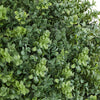 VEVOR Artificial Topiary Boxwood Trees with Ground Spike, 22 inch 2 Set Faux Shrubs & Bushes Potted Plants, Fake Silk Tree Look Real for Decor Front Porch Outdoor Indoor Patio Garden Balcony Backyard