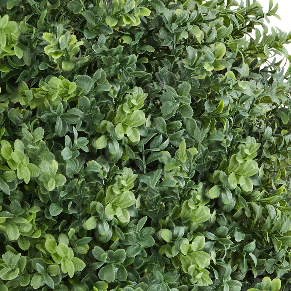 VEVOR Artificial Topiary Boxwood Trees with Ground Spike, 22 inch 2 Set Faux Shrubs & Bushes Potted Plants, Fake Silk Tree Look Real for Decor Front Porch Outdoor Indoor Patio Garden Balcony Backyard