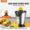 VEVOR Electric Citrus Juicer, Orange Juice Squeezer With One Juicing Cone, 100W Stainless Steel Filter Orange Juice Maker, Easy To Clean For Oranges, Grapefruits, Lemons And Other Citrus Fruits