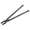 VEVOR Blacksmith Tongs 6-Piece V-Bit/Flat/Blade/Square/Wolf Jaw/ZV Tongs, for Bladesmithing & Blacksmithing, Firm Grip, Extended Handles, Premium Carbon Steel, Forge Tongs Bundle Set with Rivets