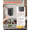 VEVOR Commercial French Fry Cutter, Stainless Steel Vegetable Fruit Chopper with 2 Replacement Blades 1/2-Inch 3/8-Inch, Electric Potato Slicer Dicer for Restaurants & Home Kitchen