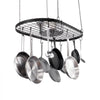 VEVOR Hanging Pot Rack, 32 inch Hanging Pot Rack Ceiling Mount, Ceiling Pot Rack with 12 S Hooks, 80 lbs Loading Weight, Ideal for Home, Restaurant, Kitchen Cookware, Utensils
