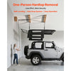 VEVOR Hard Top Remover Lift, 220 lbs, Jeep Hardtop Removal Storage Roof Hoist with Anti-Drop System, Easy One-Person Operation, Supports 8-16 in Ceiling, for 2-Door & 4-Door Jeep Wrangler JK JL & Ford