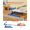 VEVOR Screen Printing Machine 1 Color 1 Station Silk Screen Printing Press, 21.3 x 17.7 in Platen, Adjustable Tension, Powder-Coated Carbon Steel, for T-shirt Clothing DIY, Home and Commercial Use