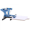VEVOR Screen Printing Machine 4 Color 1 Station Silk Screen Printing Press, 21.3 x 17.7 in, 360° Rotatable, Accurate Positioning, Powder-Coated Carbon Steel, for T-shirt DIY, Home and Commercial