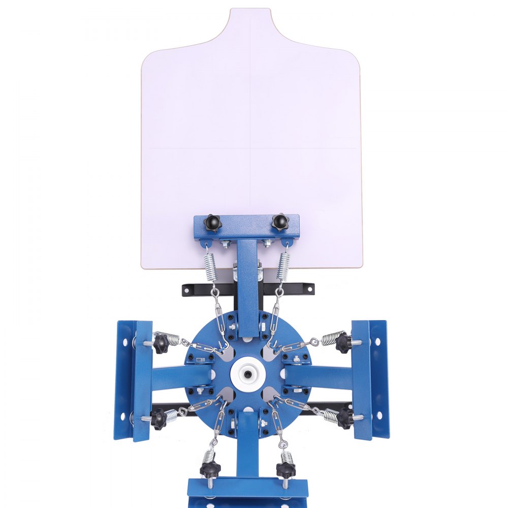 VEVOR Screen Printing Machine 4 Color 1 Station Silk Screen Printing Press, 21.3 x 17.7 in, 360° Rotatable, Accurate Positioning, Powder-Coated Carbon Steel, for T-shirt DIY, Home and Commercial