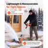 VEVOR Electric Snow Shovel 20V 12" Battery-Powered Cordless Snow Blower, for Driveway Patio Deck, Includes 4Ah Battery and Charger, 20 ft Throw Distance, 60° Chute, LED Light & Adjustable Handle