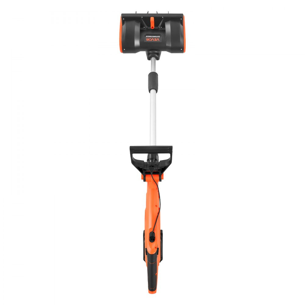 VEVOR Electric Snow Shovel 20V 12" Battery-Powered Cordless Snow Blower, for Driveway Patio Deck, Includes 4Ah Battery and Charger, 20 ft Throw Distance, 60° Chute, LED Light & Adjustable Handle