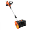VEVOR Electric Snow Shovel 20V 12" Battery-Powered Cordless Snow Blower, for Driveway Patio Deck, Includes 4Ah Battery and Charger, 20 ft Throw Distance, 60° Chute, LED Light & Adjustable Handle