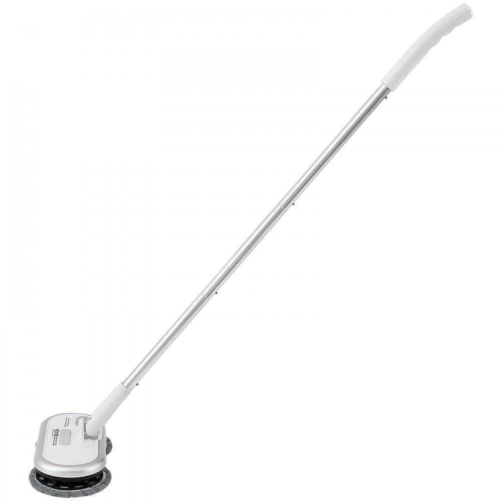 VEVOR Cordless Electric Mop, Up to 70 mins Powerful Battery, Electric Spin Mop with Dual Spinning Heads, 4 Microfiber Pads & 2 Floor Scrubber Pads, for Hardwood/Bathroom/Tile Floor Cleaning