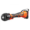 VEVOR 18V Electric Press Tool for 1/2", 3/4", 1", 1-1/4" Copper Pipes, 24KN Compact Pipe Crimping Tool Kit, Compatible with ProPress - with 4 VUS Jaws, 2pcs 2AH Battery, Fast Charger & Toolbox