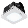 VEVOR Bathroom Exhaust Fan, 110 CFM High-Efficiency Ventilation, 1.5sones Low Noise Operation All-Copper Motor, Energy-Saving Bathroom Ceiling Fan, No Need For Attic Access, For Various Ceilings
