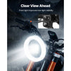 VEVOR Electric Dirt Bike for Teens Adults, 2000W Motor, 31 MPH Speed, 31 Miles Max Range, 48V 22.5Ah Battery, Off-Road Motorcycle with Light, Display, Dual Suspension & Hydraulic Brakes for Age 14+