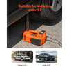 VEVOR Electric Car Jack, 5 Tons /11000 lbs, Electric Scissor Jack with Built-In Inflator, 12V Adjustable Tire Change Replacement with Secure Hammer & LED Light, Portable Jack kit for Sedan, SUV, Truck