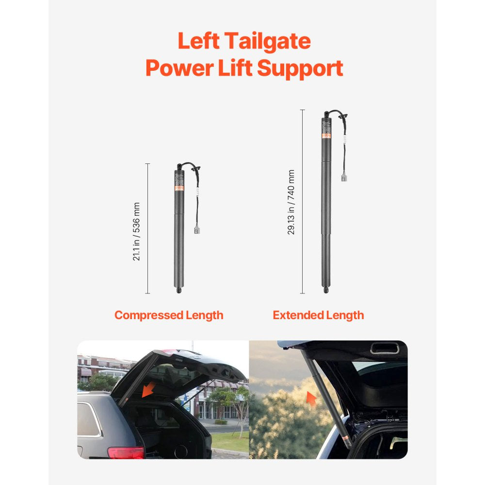 VEVOR Rear Left Tailgate Power Lift Support, Compatible with 2011-2012 Jeep Grand Cherokee WK2 Series, Electric Liftgate Actuator, Trunk Tailgate Hatch Shock Strut Replaces OE# 55399277AD 55399277AC