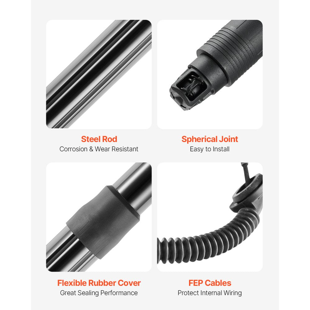 VEVOR Rear Left & Right Tailgate Power Lift Support, Compatible with 2016-2023 Seat Ateca KH7, KHP, Electric Tailgate Liftgate Power Hatch Shock Strut Replace OE# 575827851 575827851A 575827851B(2PCS)