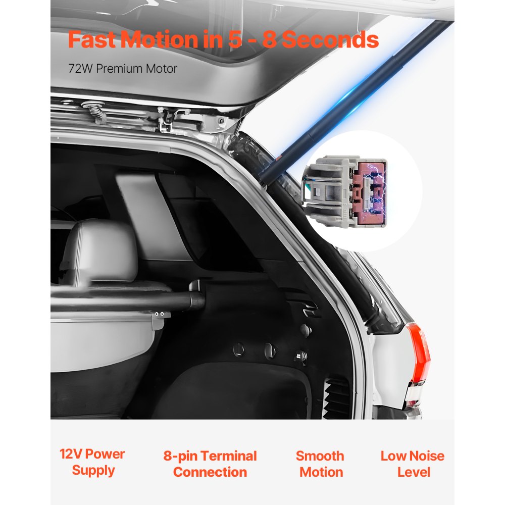 VEVOR Rear Left & Right Tailgate Power Lift Support, Compatible with 2015-2020 Cadillac Escalade/Escalade ESV, Electric Tailgate Liftgate Power Hatch Shock Strut Replace OE# 84306929 23226162 (2PCS)