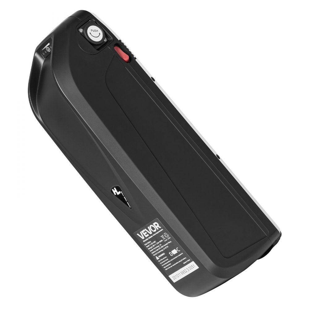 VEVOR Ebike Battery, 48V 20Ah Electric Bike Lithium Battery Pack with BMS, USB Charge Port, 3A Charger & Lock for 1500W E-Bike Motor, Detachable Electric Bicycle Replacement Kit with Discharge Socket