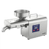 VEVOR Oil Press Machine, 8.27 LBS/H Capacity, 750W Oil Extractor Machine, Automatic Electric Oil Maker for Home Commercial Use, 122℉–572℉ Hot Pressing for Peanuts Sesames Soybeans Almonds