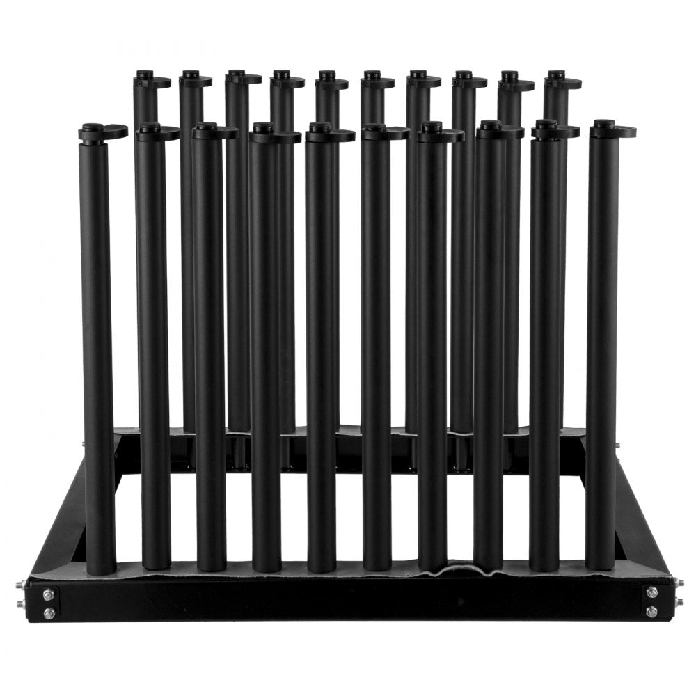 VEVOR Windshield Rack 9-Lite, Windshield Truck Rack Steel, Windshield Glass Rack 24-Inch Height, Windshield Rack for Truck with PVC Pad & Foam Padding, Glass Rack for Truck, for Glass Transportation