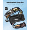 VEVOR Dash Cam Front and Rear, 4K+1080P, 64 GB Card Included, Dual Channel Dash Camera for Cars with Built-in GPS, G-Sensor, Front 129° & Rear 125°, 3.18" Touch Screen, Loop Recording, Parking Mode