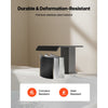 VEVOR Roman Tub Faucet, 3 Hole Waterfall Bathtub Faucet, Roman Bathtub Faucets Set with 2 Handles, Deck Mount Bath Tub Faucets Set for Pet Washing, Baby Care, Adult Bathing, Matte Black, Drip-Free