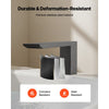 VEVOR Roman Tub Faucet, Bath Tubs Faucets Set with 2 Handles, Roman Tub Faucets Deck Mount for Pet Washing, Baby Care, Adult Bathing, Matte Black, Stainless Steel, 3 Hole Waterfall Bathtub Faucet