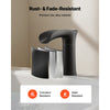 VEVOR Roman Tub Faucet, 3 Hole Waterfall Bathtub Faucet, Zinc Alloy Bath Tubs Faucets Set with 2 Handles, Deck Mount Bath Tub Faucets Set for Pet Washing, Baby Care, Adult Bathing, Matte Black