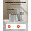 VEVOR Roman Tub Faucet, 3 Hole Waterfall Bathtub Faucet, Roman Bathtub Faucets Set with Shower Head & 1 Handle, Deck Mount Bath Tub Faucets Set for Adult Bathing, Brushed Stainless Steel, Drip-Free
