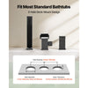 VEVOR Roman Tub Faucet, 3 Hole Waterfall Bathtub Faucet, Widespread Roman Tub Faucets with Shower Head & 1 Handle, Romans Bathtub Faucets for Pet Washing, Adult Bathing, Matte Black, Dual Water Flow