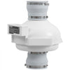 VEVOR 4 to 4.5 inch Radon Fan Installation Kit, Quiet 260CFM Radon Mitigation Fan System Kit with 2 Couplers, Pressure Indicator, Waterproof Inline Duct Fan Exhaust Fan for Indoor Outdoor Ventilation