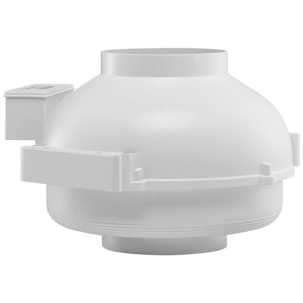 VEVOR 6 to 4.5 inch Radon Fan Installation Kit, Quiet 380CFM Radon Mitigation Fan System Kit with 2 Couplers, Pressure Indicator, Waterproof Inline Duct Fan Exhaust Fan for Indoor Outdoor Ventilation