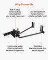 VEVOR HL14000 weight distribution hitch - why choose us (sway control, tilt adjustment, brackets)