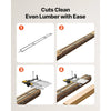 VEVOR Rail Mill Guide System, 12 ft 4 Crossbar Chainsaw Mill Kits, Aluminum Saw Milling Rails System Works with Chainsaw, 2 Wedges, Adjustable Rail Milling Guide Kit for Builders Woodworkers