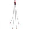 VEVOR Chain Sling, 5/16 inch x 10 ft Lifting Chains with Hooks, G80 Engine Chain Hoist Lifts, 11000 lbs/5 Ton Lifting Sling Chains for Engine Hoist, Engine Lift Chain with 4 Leg Grab Hooks & Adjusters