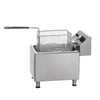 VEVOR Commercial Deep Fryer, 1750W Electric Countertop Fryer with Basket & Height-Adjustable Feet, 12Qt / 11.5L Stainless Steel Single Oil Fryer, Temp Control, Overheat Protection, for Restaurant Use