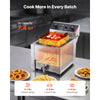 VEVOR Commercial Electric Deep Fryer, Oil Filtration Upgrade, 9.51 Qt, 1750W Stainless Steel Countertop Fryer with Basket and Lid, Temp Control, Oil Drain Valve for Commercial Restaurant Use, Silver